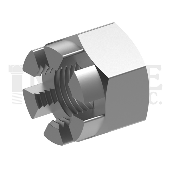 337037CZC 3/8-16  CASTLE NUT ZINC